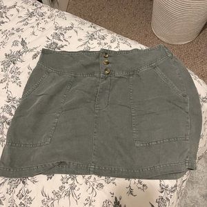 AE Army green skirt
